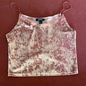 Velvet tank top